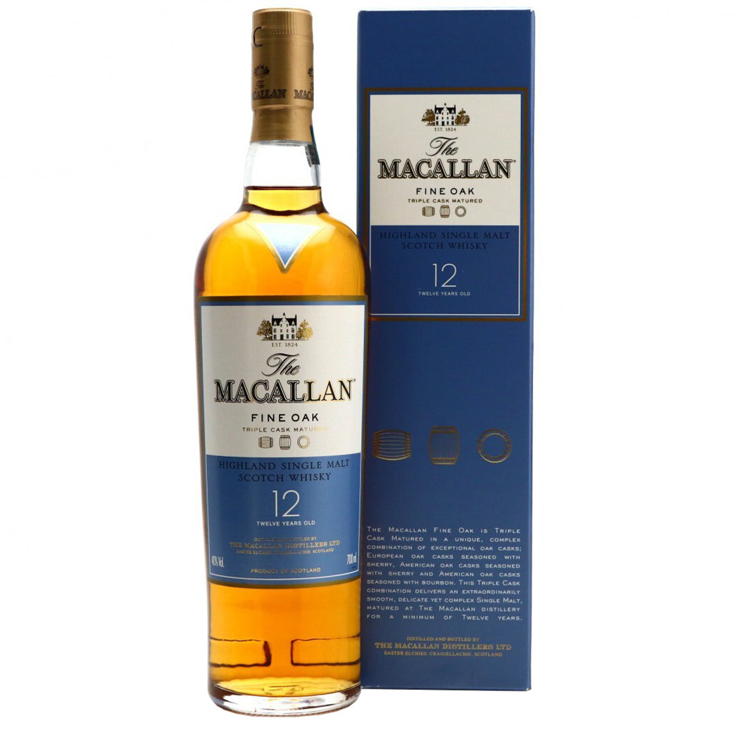 The Macallan Fine Oak Single Malt Collection 4 X 700mL (RARE)