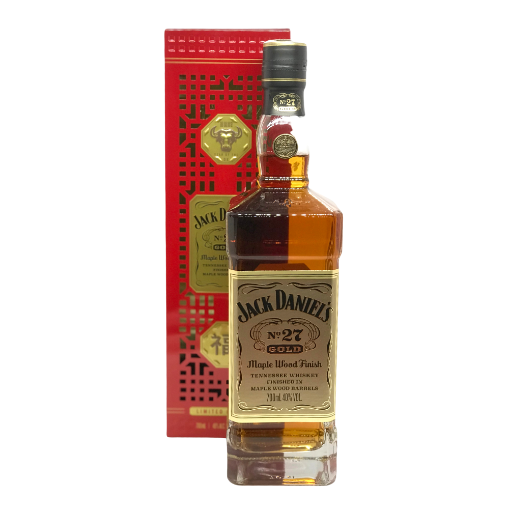 Jack Daniel's No.27 Gold Maple Wood Finish Year Of The OX 2021 700mL