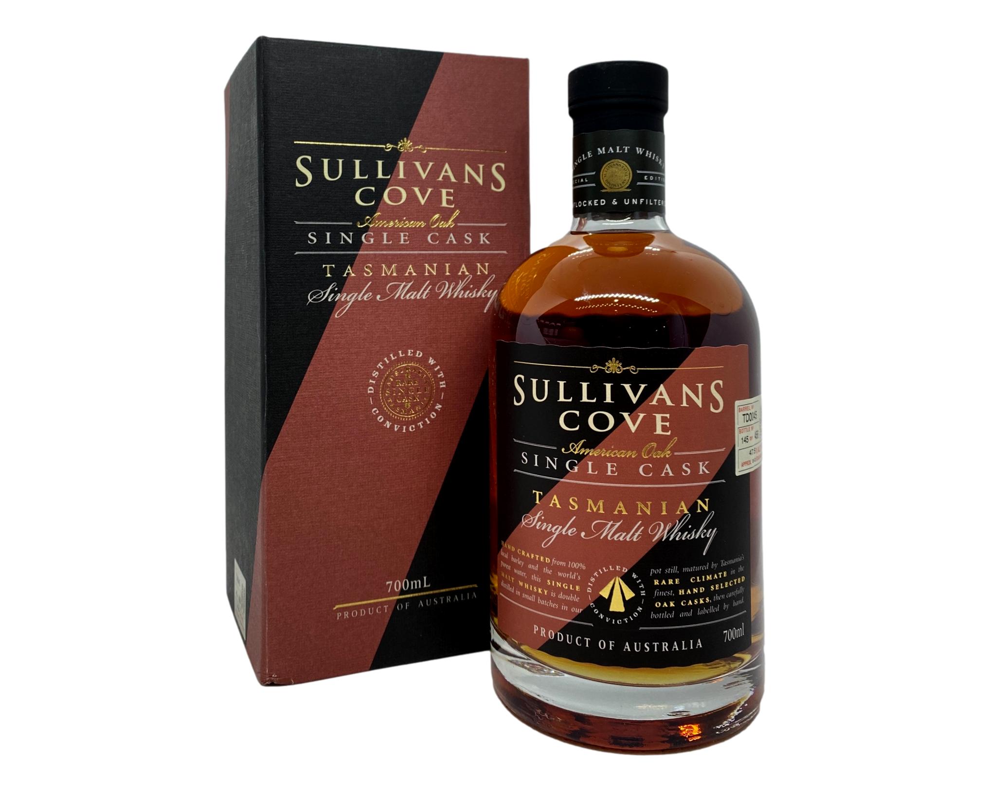 Sullivans Cove 14 YO American Oak Refill Cask (Barrel No. TD0121) 700mL RARE