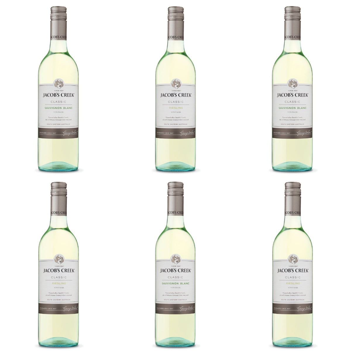 Jacobs Creek Classic White Wine Bundle (Box Of Six)
