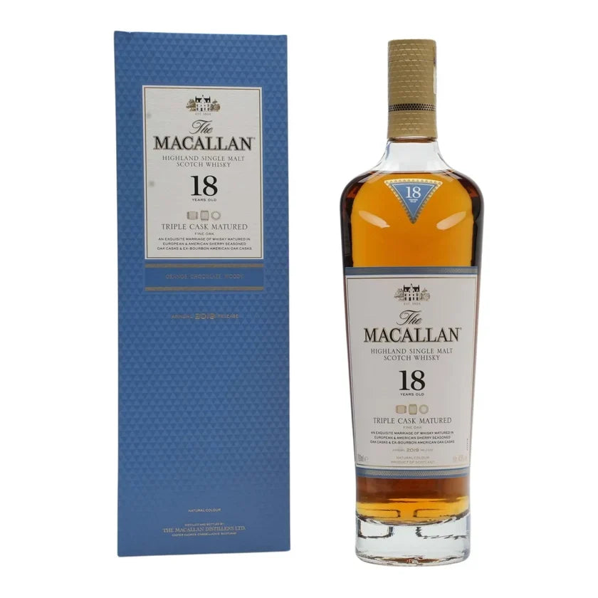 The Macallan Triple Cask 18 YO Single Malt Scotch Whisky 700mL (Discontinued)