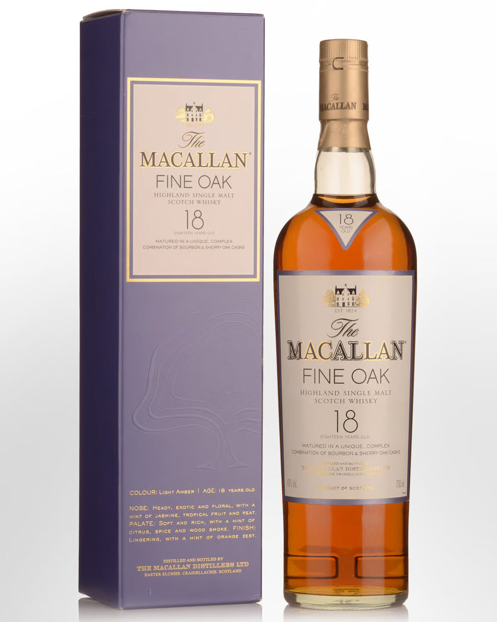 The Macallan Fine Oak Single Malt Collection 4 X 700mL (RARE)