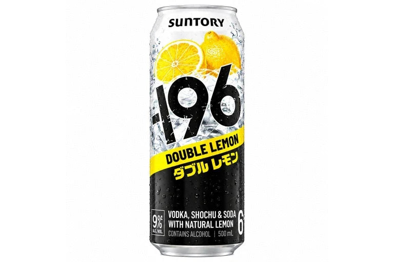 Suntory -196 Double Lemon Cans (10X500mL)