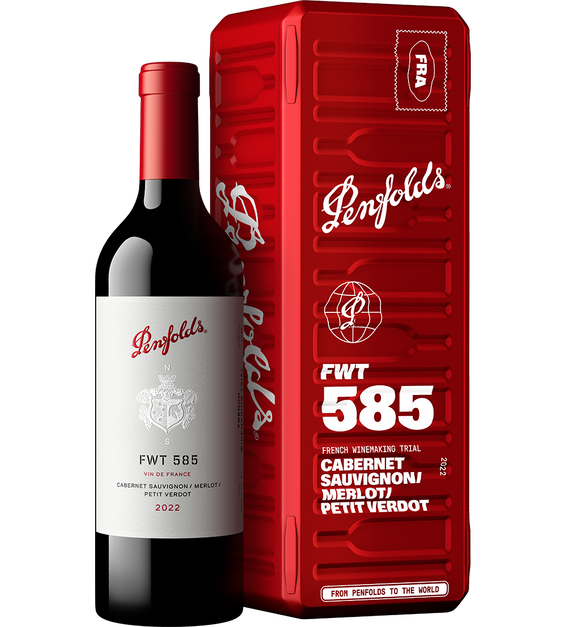 Penfolds Fwt 585 Cabernet Merlot Petit Verdot 2022 Holiday Gift Box 750mL