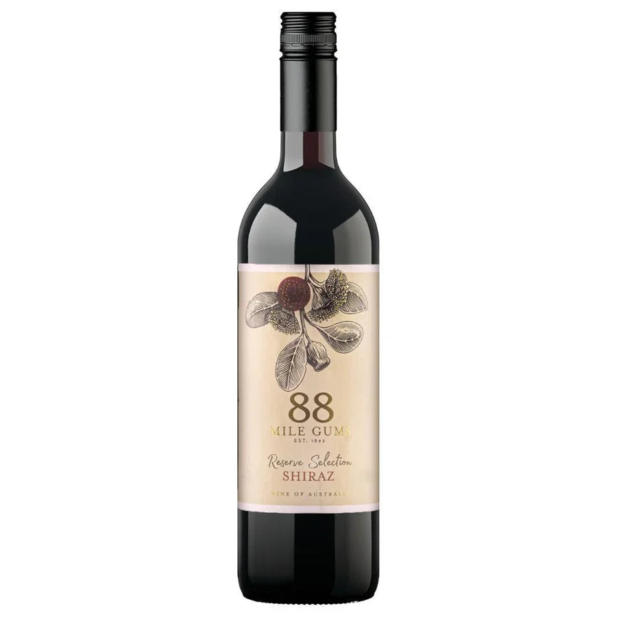 88 Mile Gums Shiraz 750 mL (Box of 6)