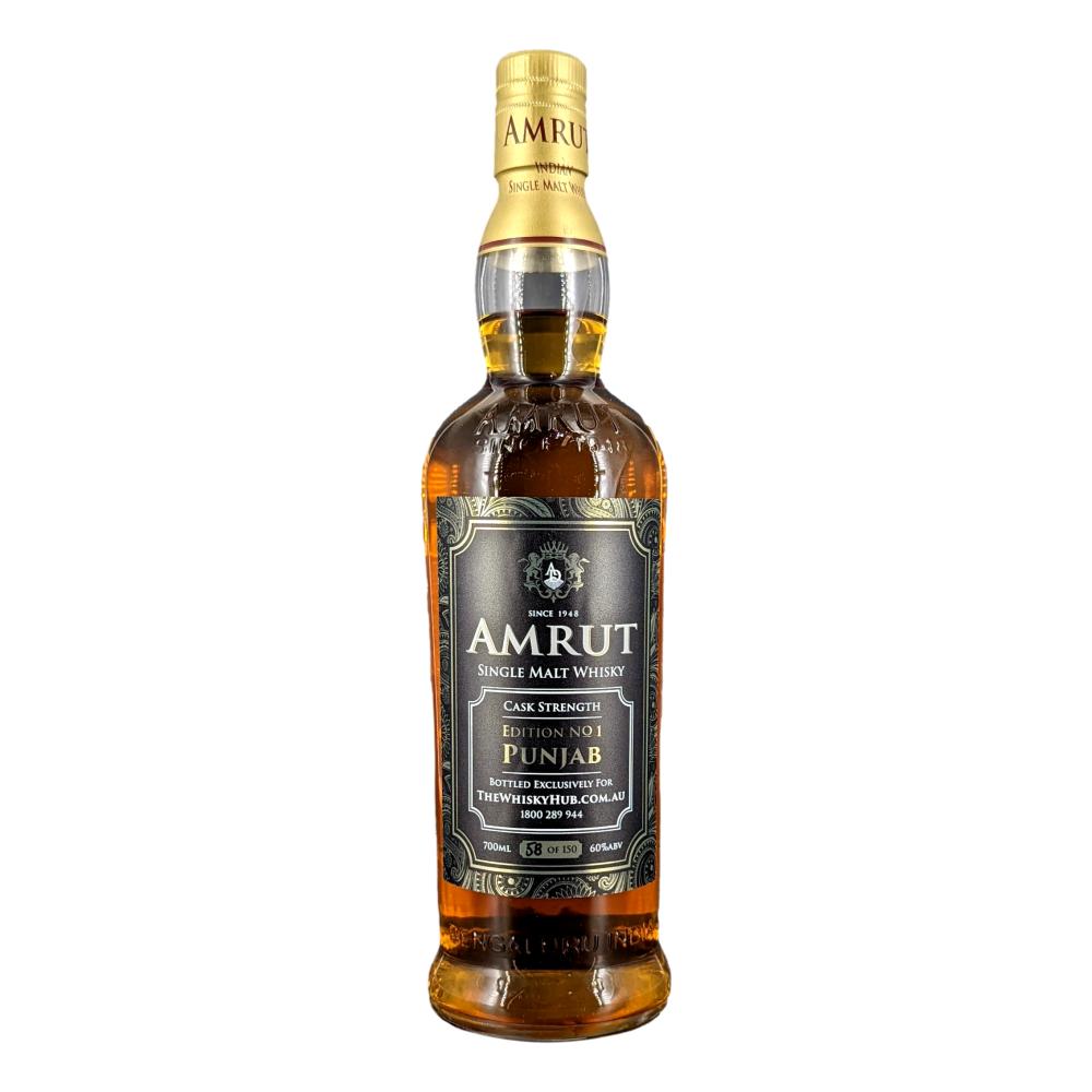 Amrut Edition No. 1 Punjab Cask Strength Single Cask Single Malt Whisky 700mL (Millenary Cask)