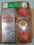Royal Chivas Greetings Gift Box - Chivas With 2 Glasses, Chocolates And Nuts