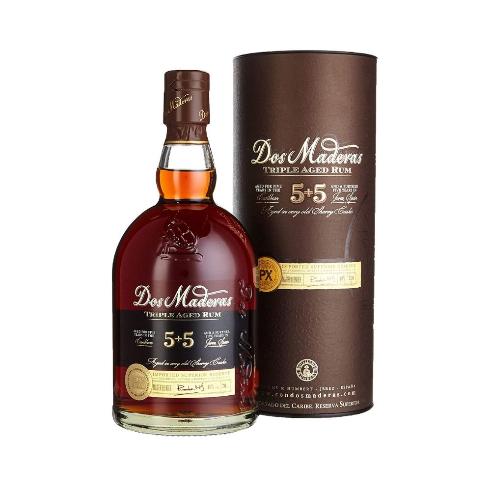 Dos Maderas PX 5+5 Rum 700mL Includes Gift Of Free Glass