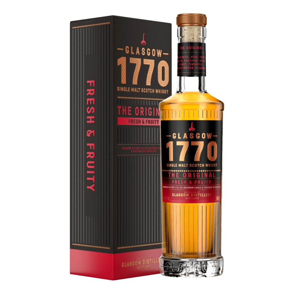 Glasgow 1770 The Original - Fresh and Fruity Single Malt Scotch Whisky 500mL