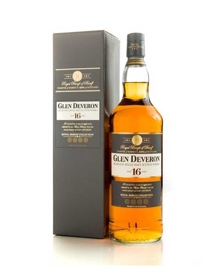 Glen Deveron Single Malt Scotch Whisky 16 YO 1000mL