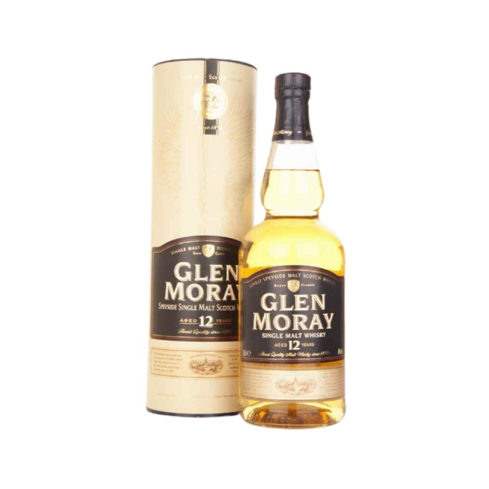 Glen Moray 12 Year Old Single Malt Scotch Whisky 700mL 40 % Abv