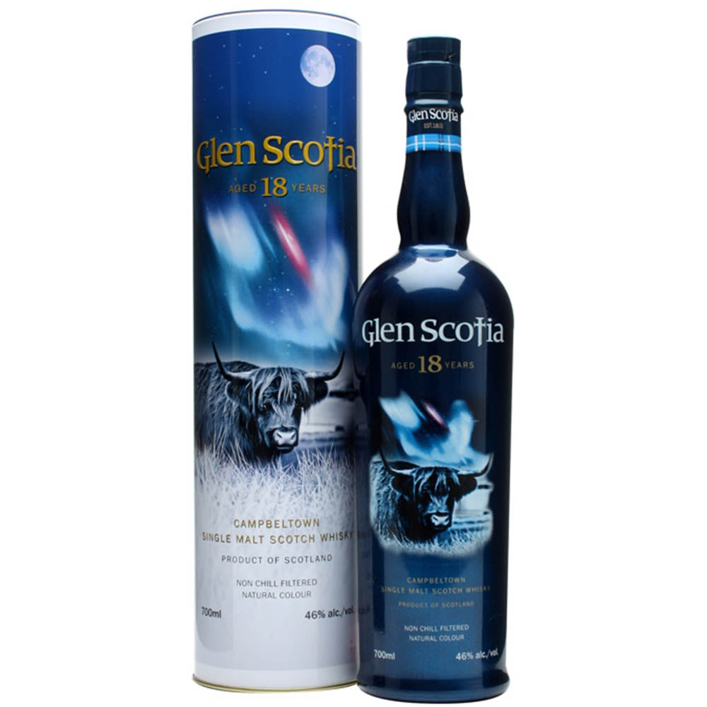 Glen Scotia 18 Single Malt Scotch Whisky 700mL