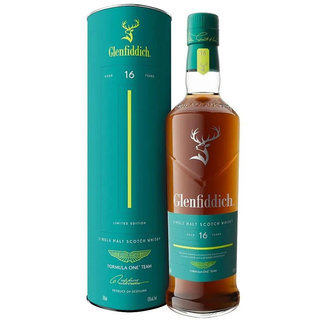 Glenfiddich 16 Year Old Aston Martin Limited Edition Bundle - Edition 1 (2025) & 2 (2026)