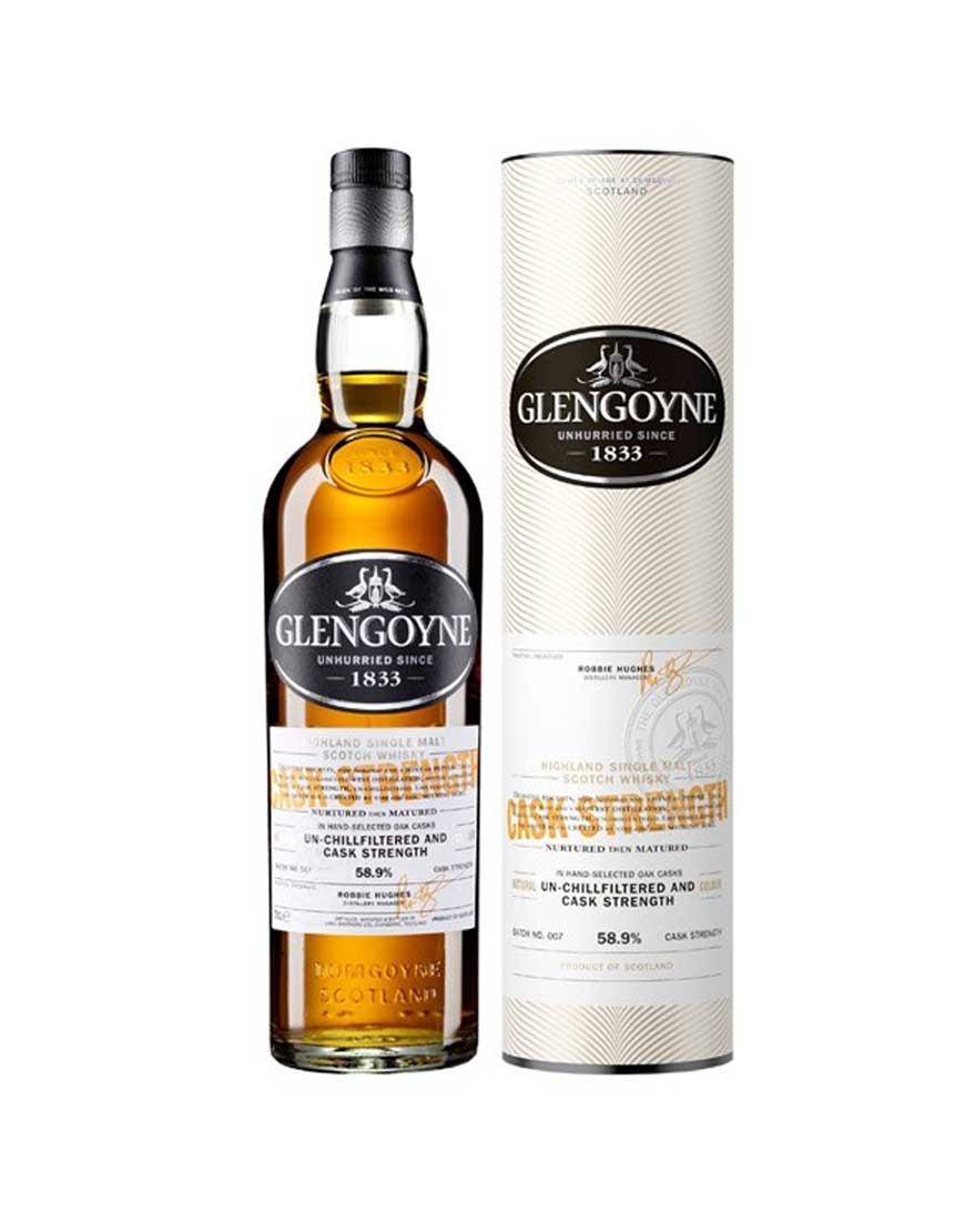 Glengoyne Cask Strength Single Malt Scotch Whisky Batch 001 700mL 58.7% Abv