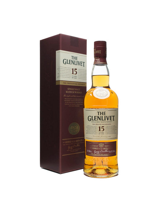 Glenlivet The French Oak Reserve Single Malt Scotch Whisky 15 YO 700mL