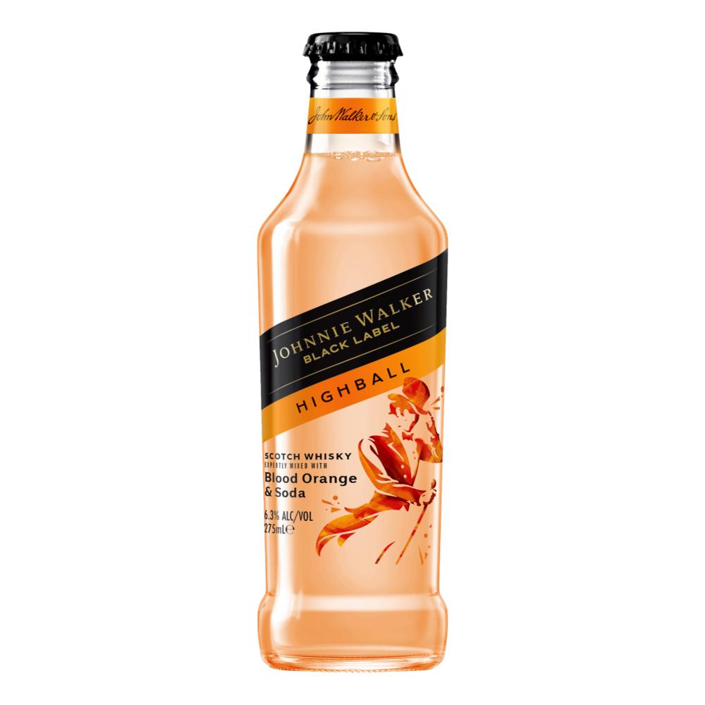 Johnnie Walker Black Highball Orange Bottle (10X275mL)