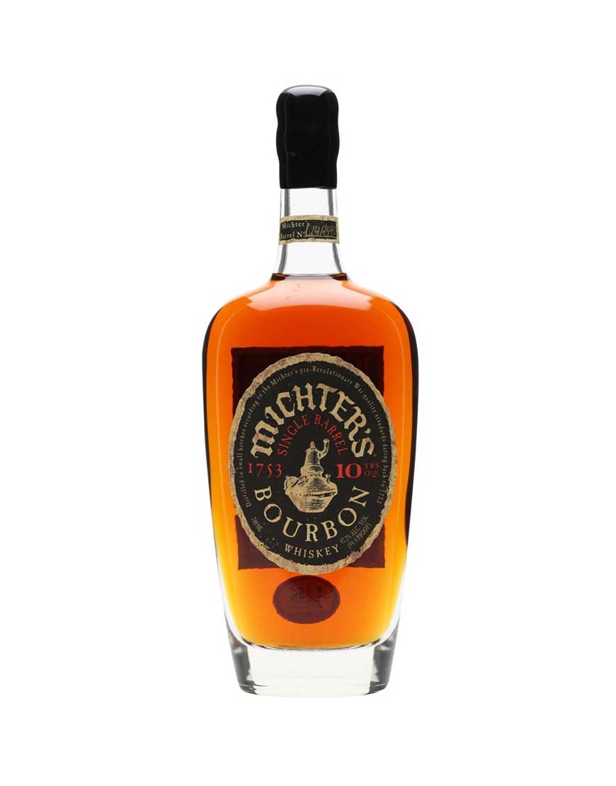 Michters 10 Year Old Single Barrel Bourbon Whiskey 700mL