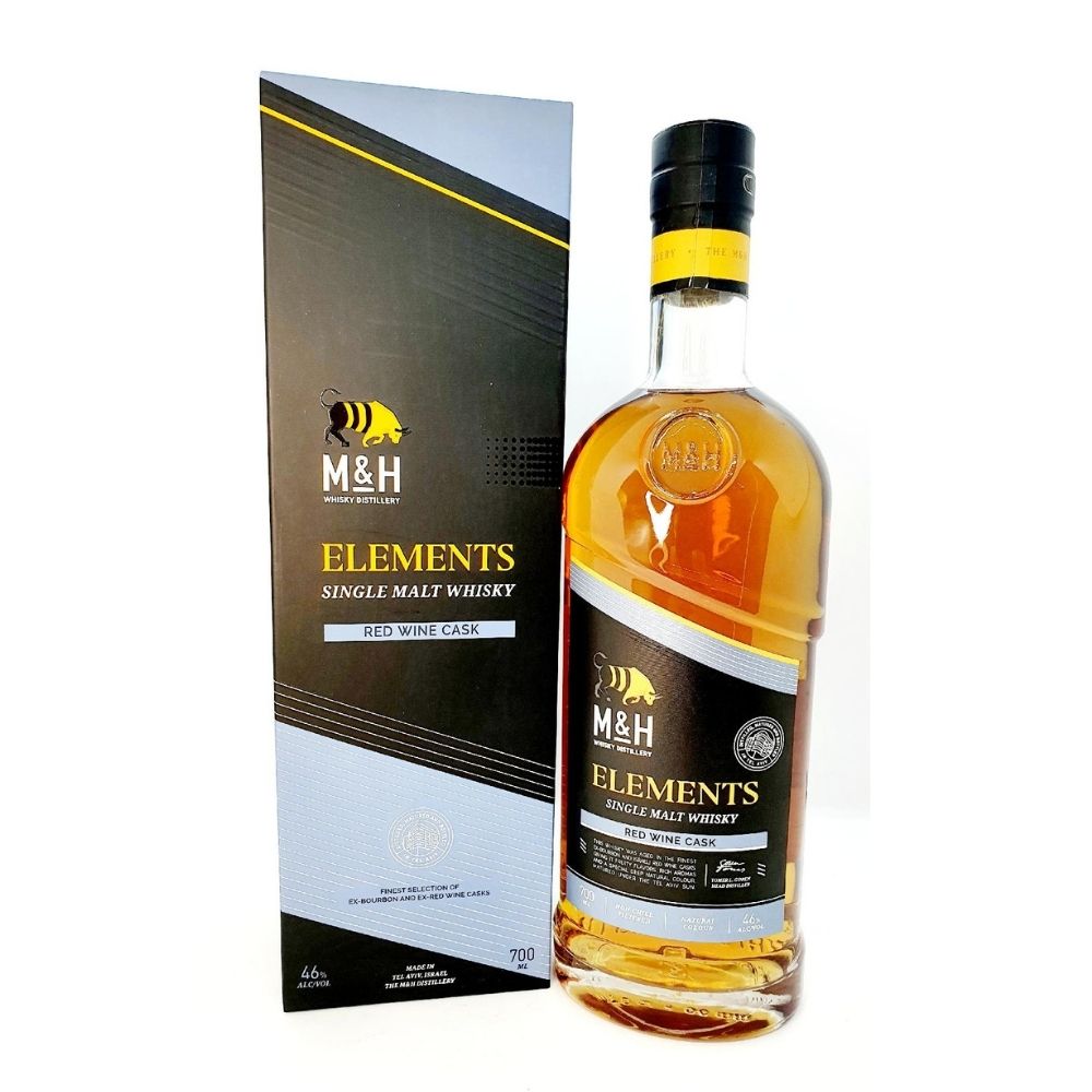 Milk And Honey, Elements, Israeli Red Wine Cask Single Malt Whisky 700mL