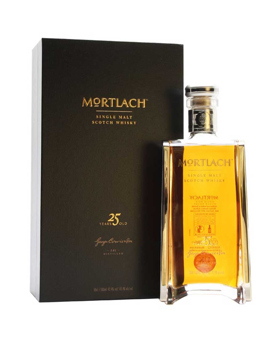 Mortlach 25 Year Old Scotch Whisky 500mL