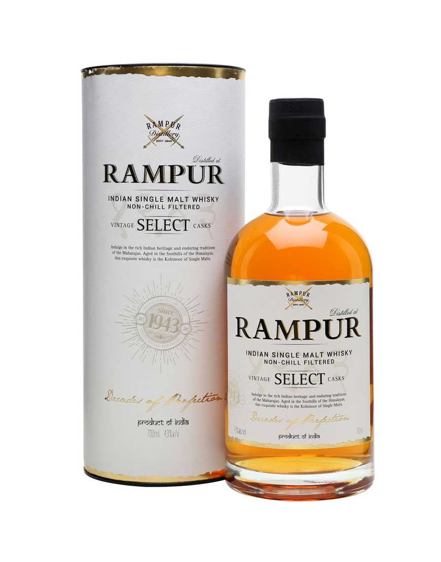 Rampur Single Malt Indian Whisky 700mL