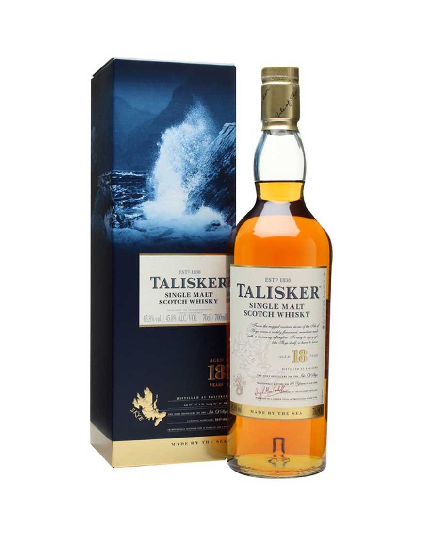 Talisker 18 Year Old Single Malt Scotch Whisky 700mL