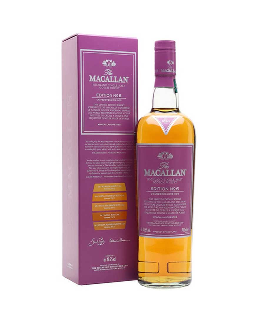 The Macallan Edition No. 5 Single Malt Scotch Whisky 700mL