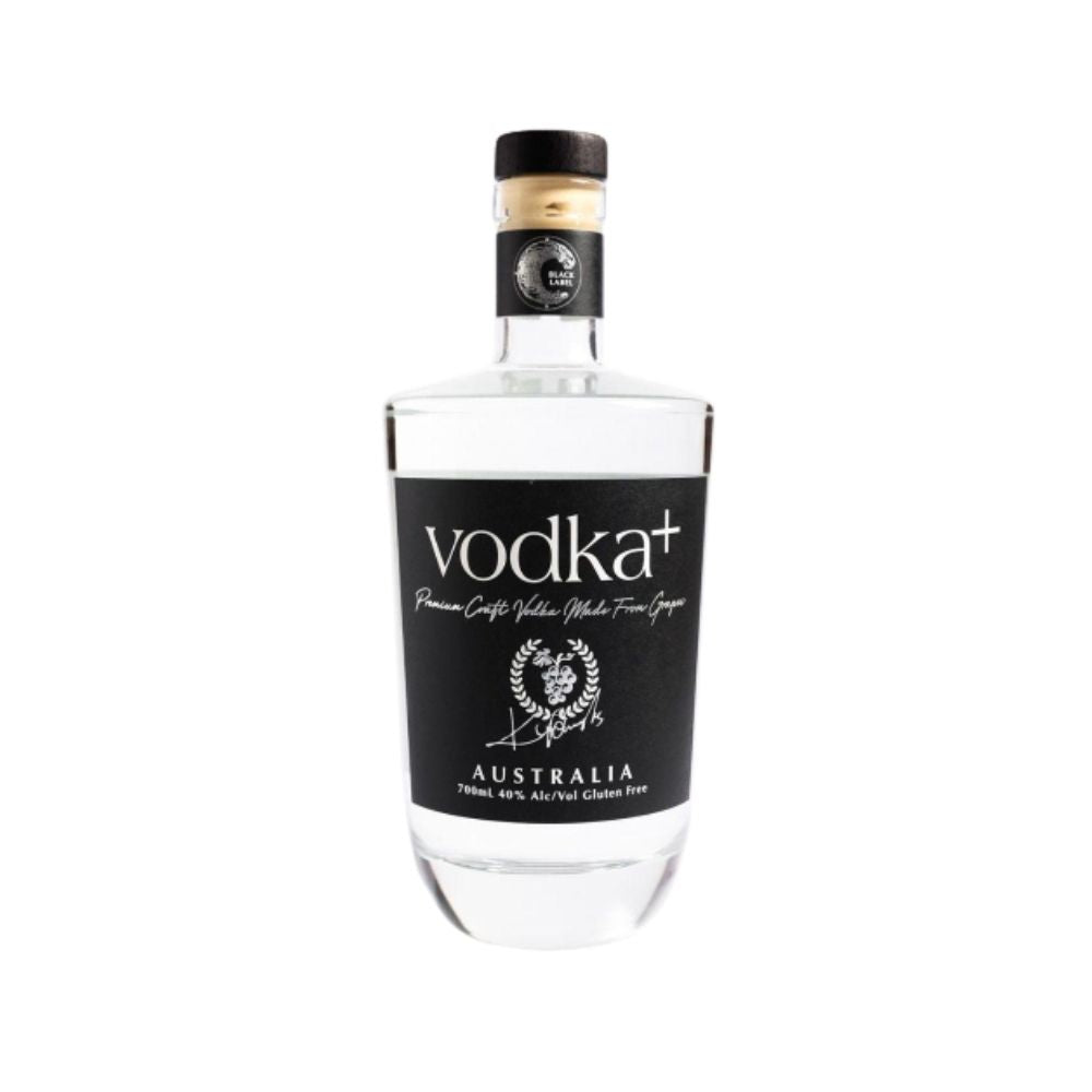 Vodka+ (Vodka Plus) Premium Craft Black Label Vodka 700mL | MyLiquorOnline