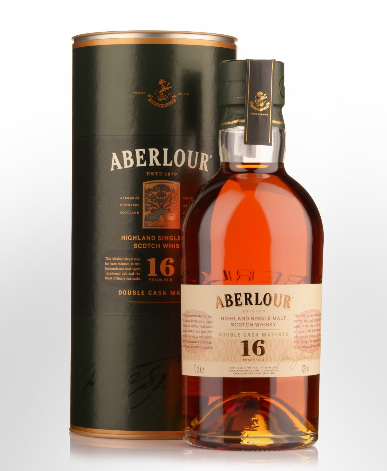 Aberlour 16 YO Double Cask Single Malt Whisky 700mL