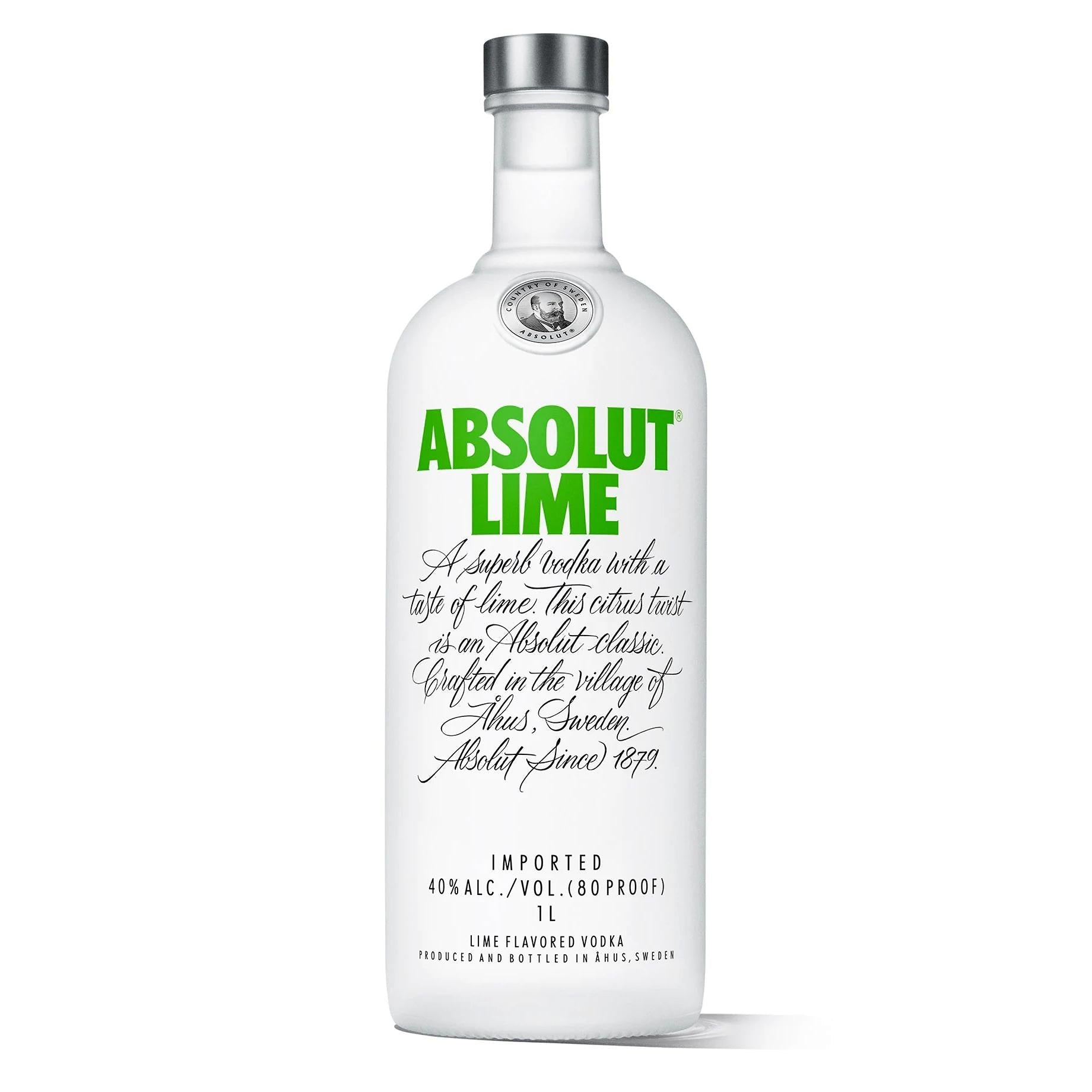 Absolut Lime Vodka 700mL