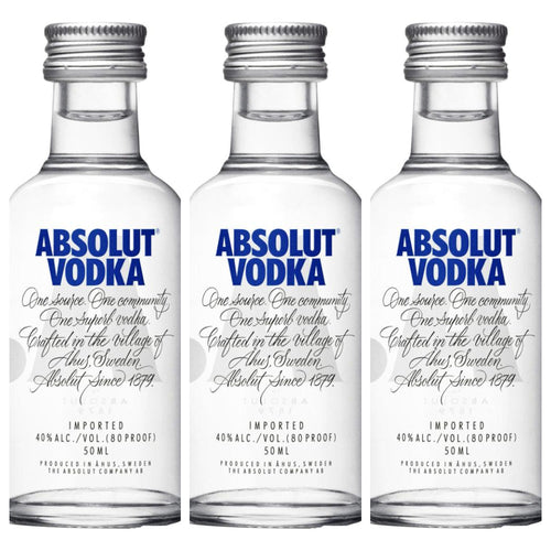 Absolut Vodka (3X50mL)