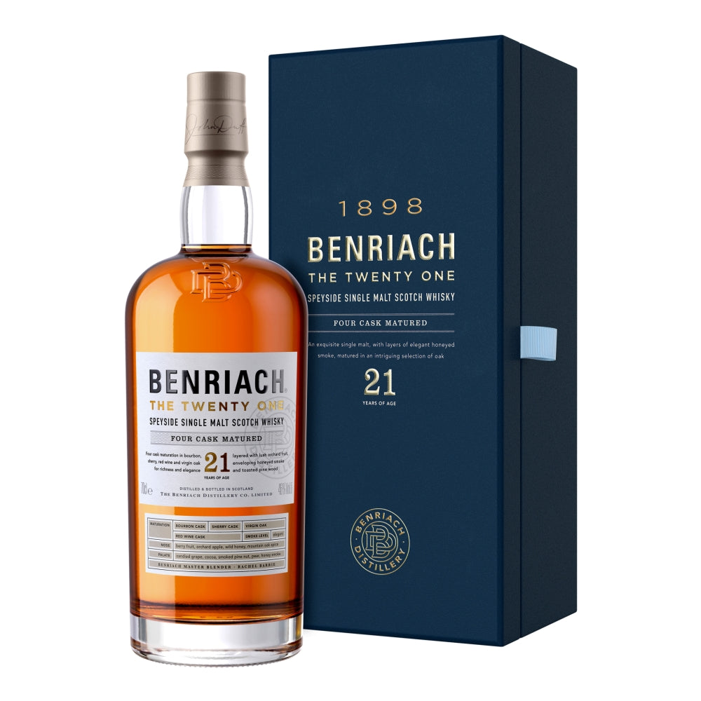 Benriach 21YO Single Malt Scotch Whisky 700mL