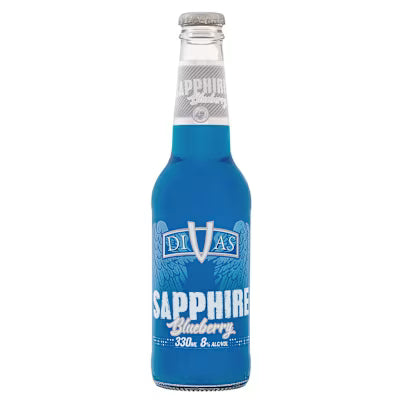 Divas Sapphire Blueberry 330 ml 10 Pack