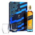 Johnnie Walker Blue Label and 2 Crystal Glass Tumblers Limited Edition Gift Set 700mL