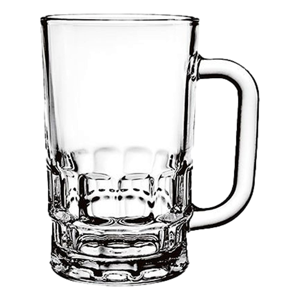Premium Glass Beer Mugs (2X600mL)