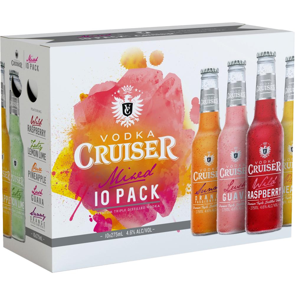 Vodka Cruiser Mixed 10 Pack (10X275mL)