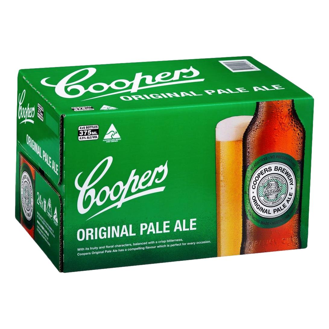 Coopers Pale Ale Bottles (24 X 375mL)
