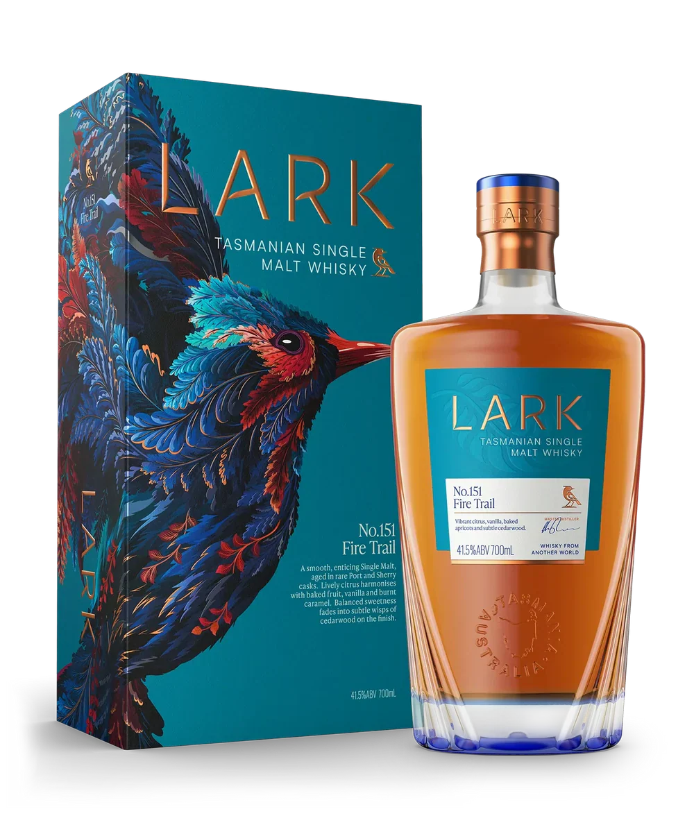 Lark No.151 Fire Trail Single Malt Australian Whisky 700mL