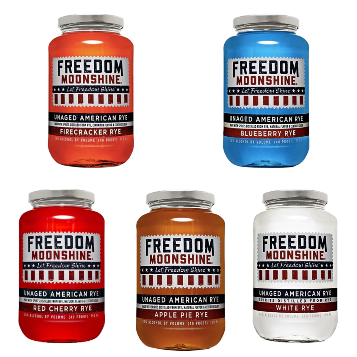 Freedom Moonshine Collection (5X750mL)