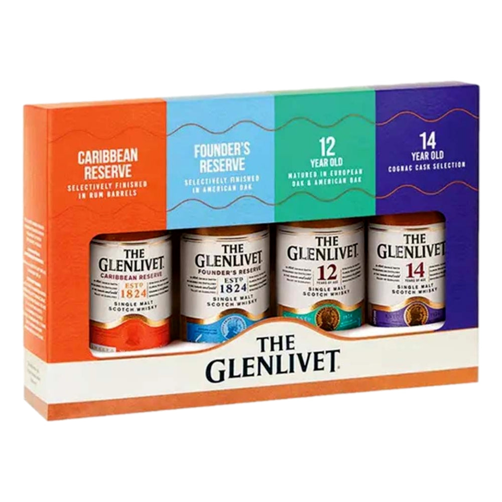 The Glenlivet Single Malt Scotch Whisky Tasting Kit (4X50mL)
