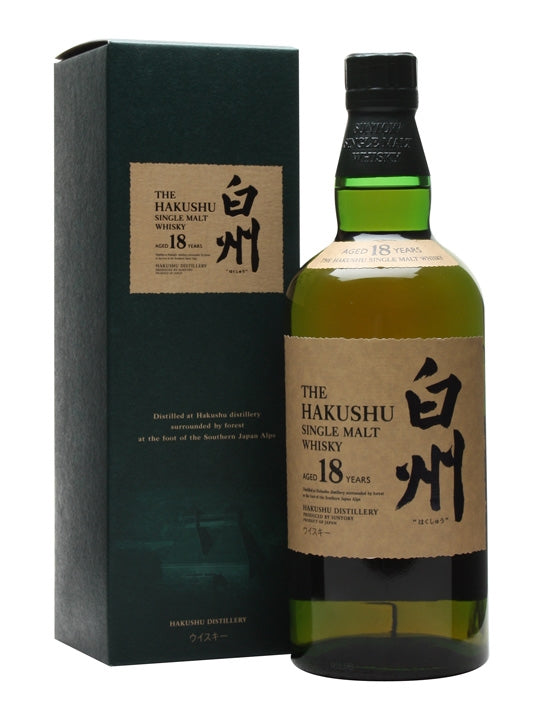 Hakushu 18 Years Old Whisky 700mL