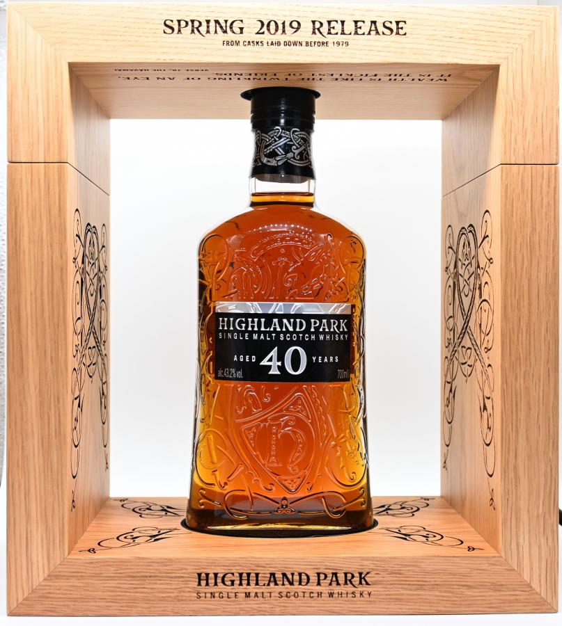 Highland Park 40 Year Old Spring 2019 Release Single Malt Scotch Whisky 700mL
