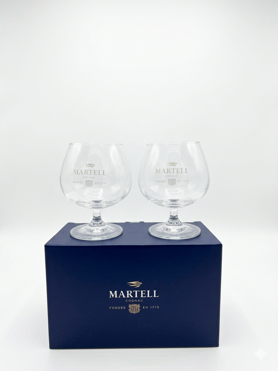 Martell Cognac Glasses - Set of 2