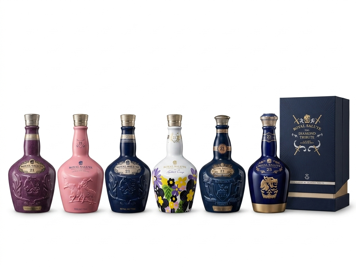 Royal Salute Ultimate Collection of 7 Bottles
