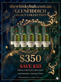 Glenfiddich 12 Year Old Single Malt Scotch Whisky 700mL - BUNDLE OF 5 BOTTLES