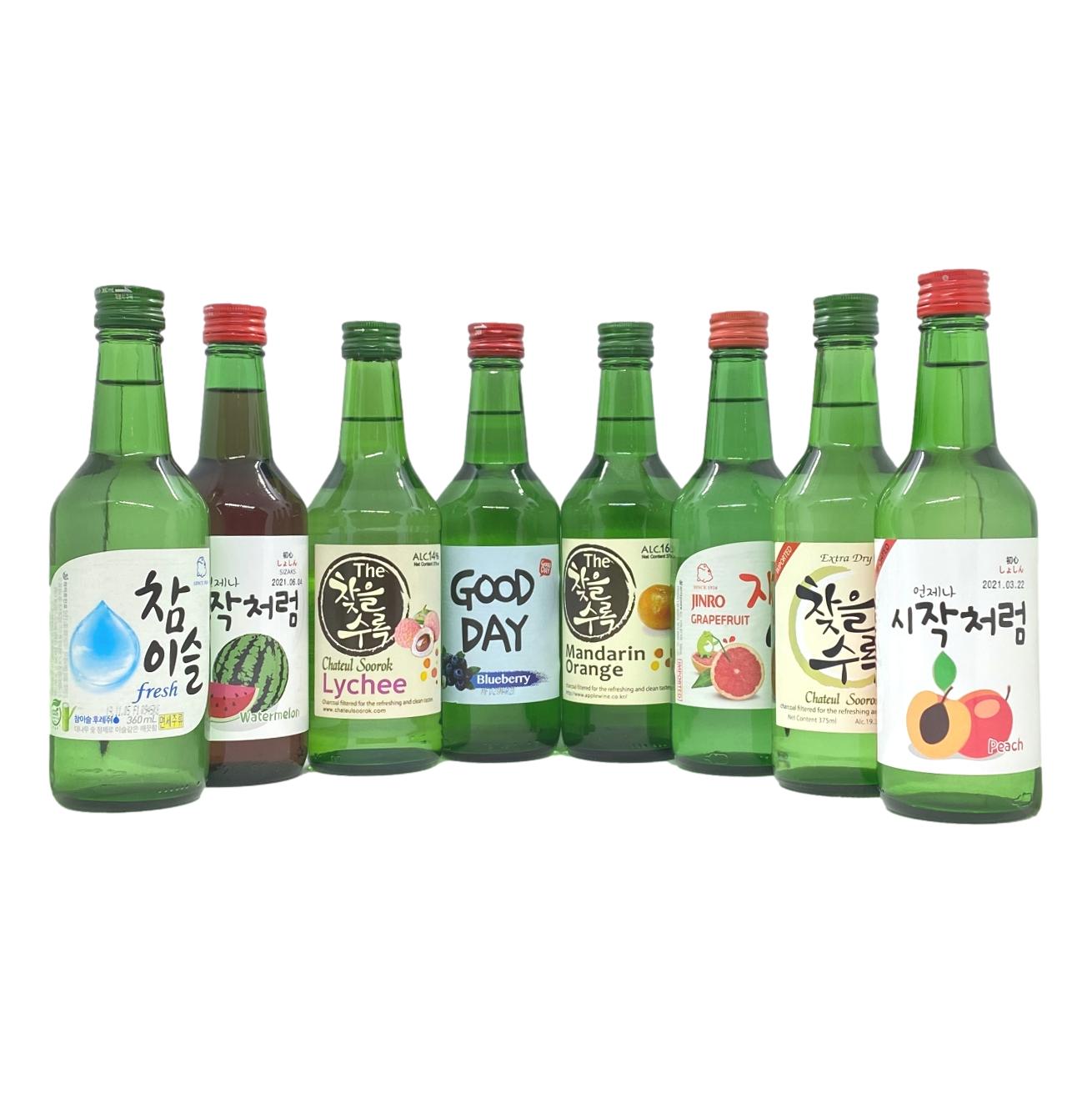 The Flavours Of Soju Bundle (8 Bottles)