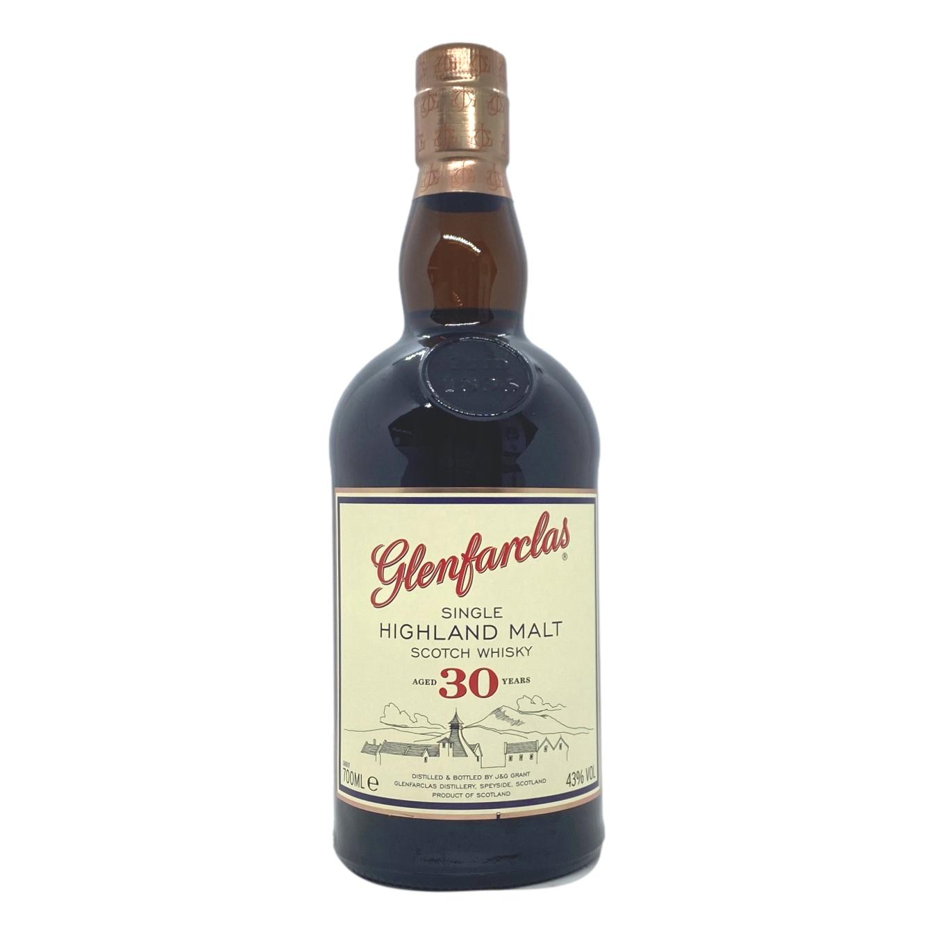 Glenfarclas 30 Year Old Single Malt Scotch Whisky (No. Box) 700mL