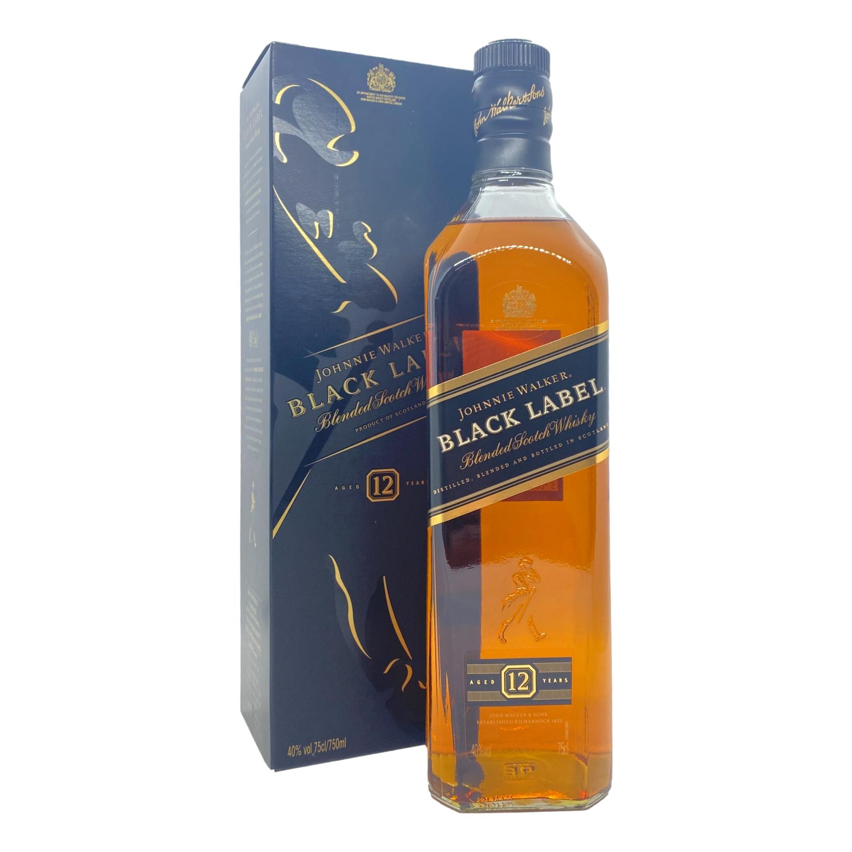 Johnnie Walker Black Label Scotch Whiskey 750mL