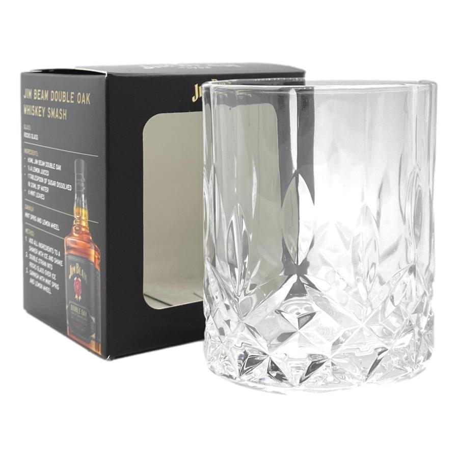 Jim Beam Rocks Glass (Black Box)