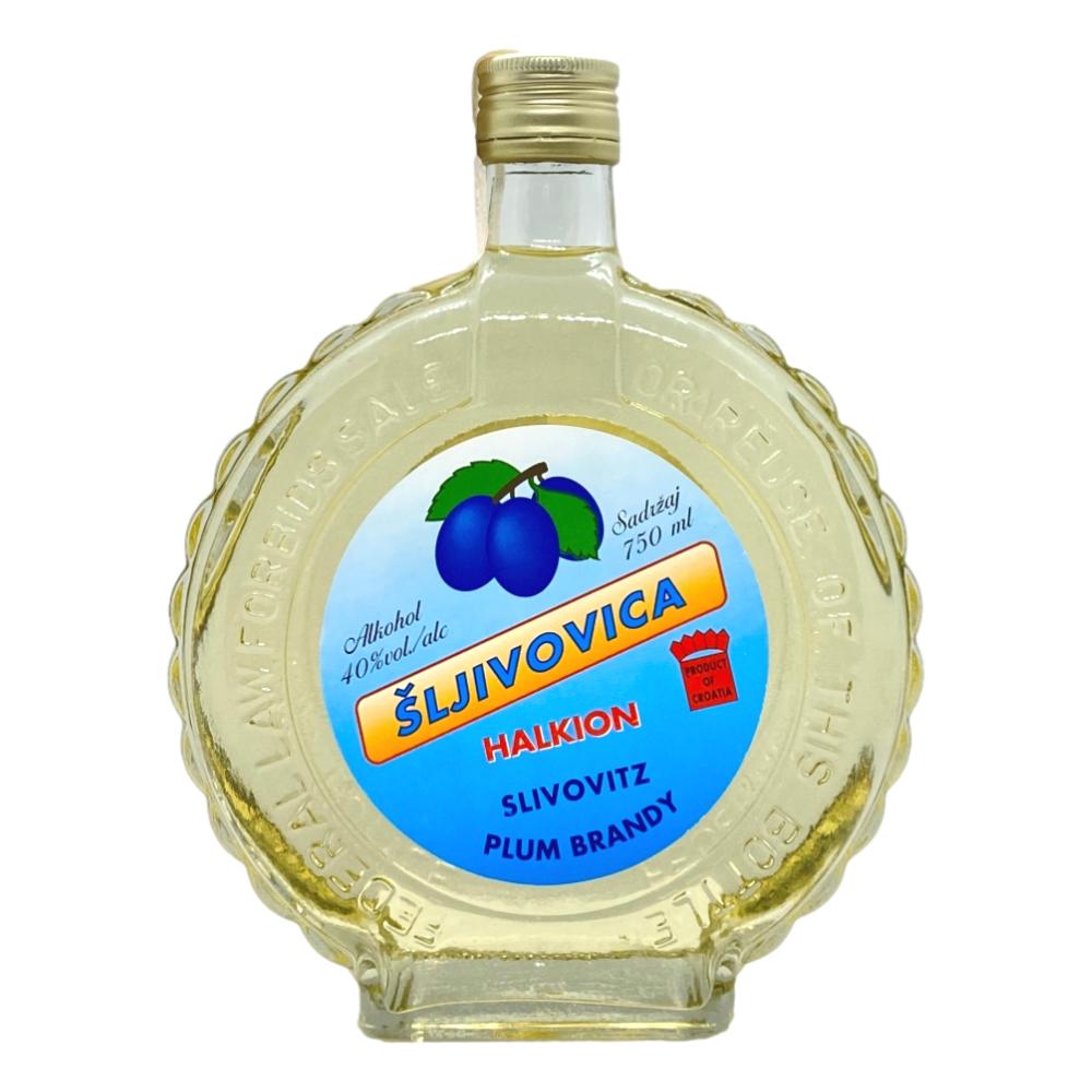 Halkion Slivovitz Plum Brandy 750mL