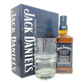 Jack Daniel's Old No 7 Tennessee Whiskey and 2 Glasses Gift Tin
